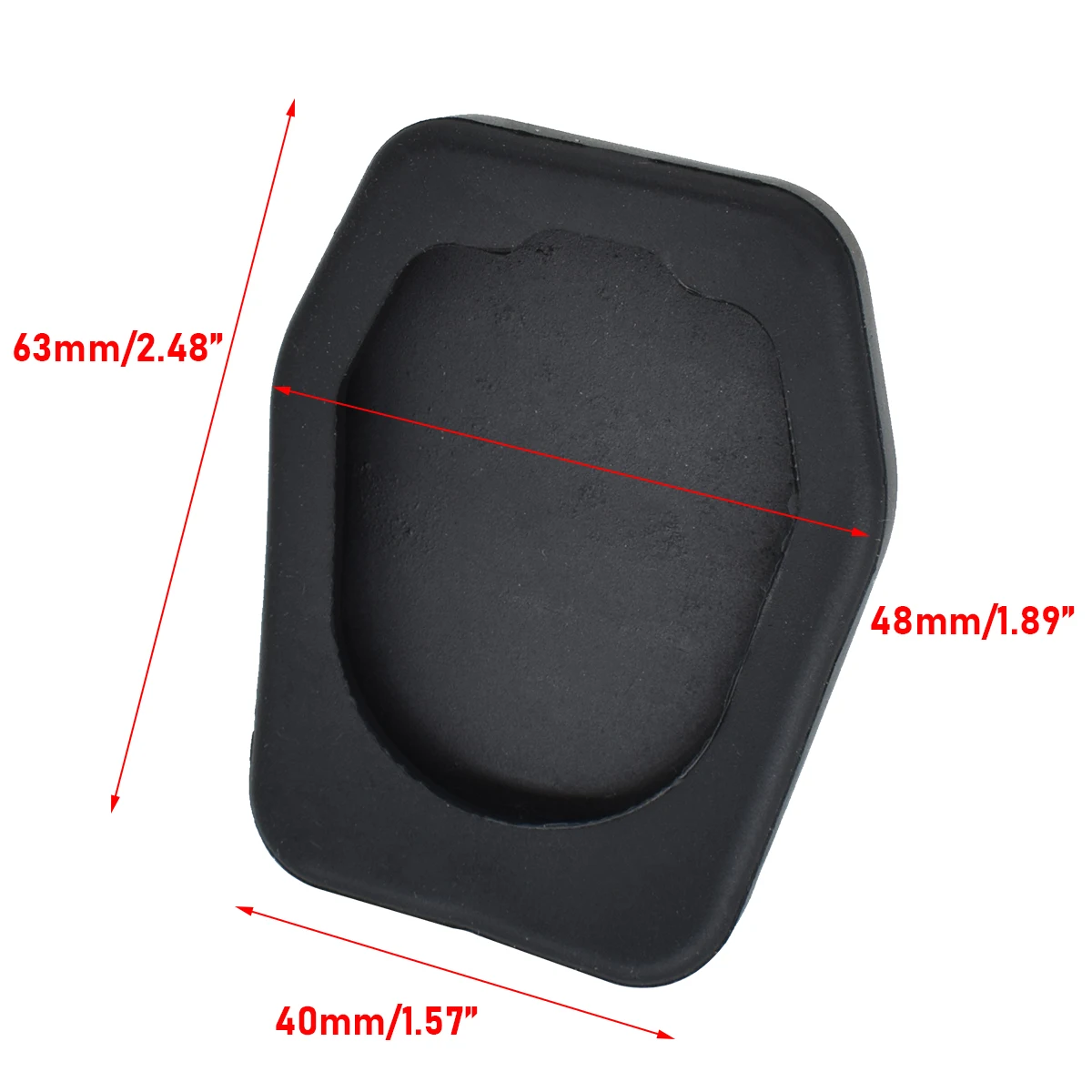 Almohadilla goma pedal embrague y freno Ford Transit MK6 MK7 – Fiesta - imagen 5