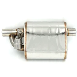 Silenciador escape deportivo acero inoxidable 2-3" universal motorizado