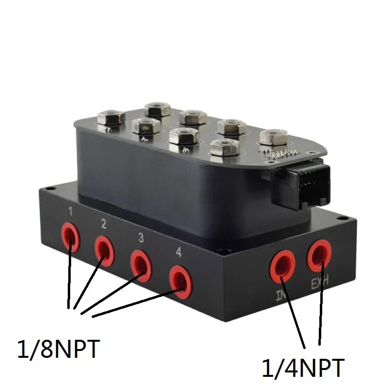 Válvula solenoide suspensión neumática Maxpower SMV-02 kit 4 esquinas - imagen 4