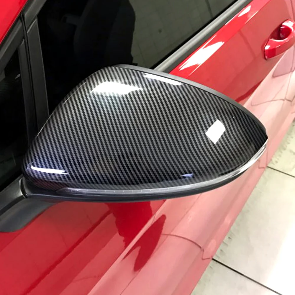 Cubiertas de espejo carbono para VW Golf MK7 GTI/7R acabado mate - imagen 4