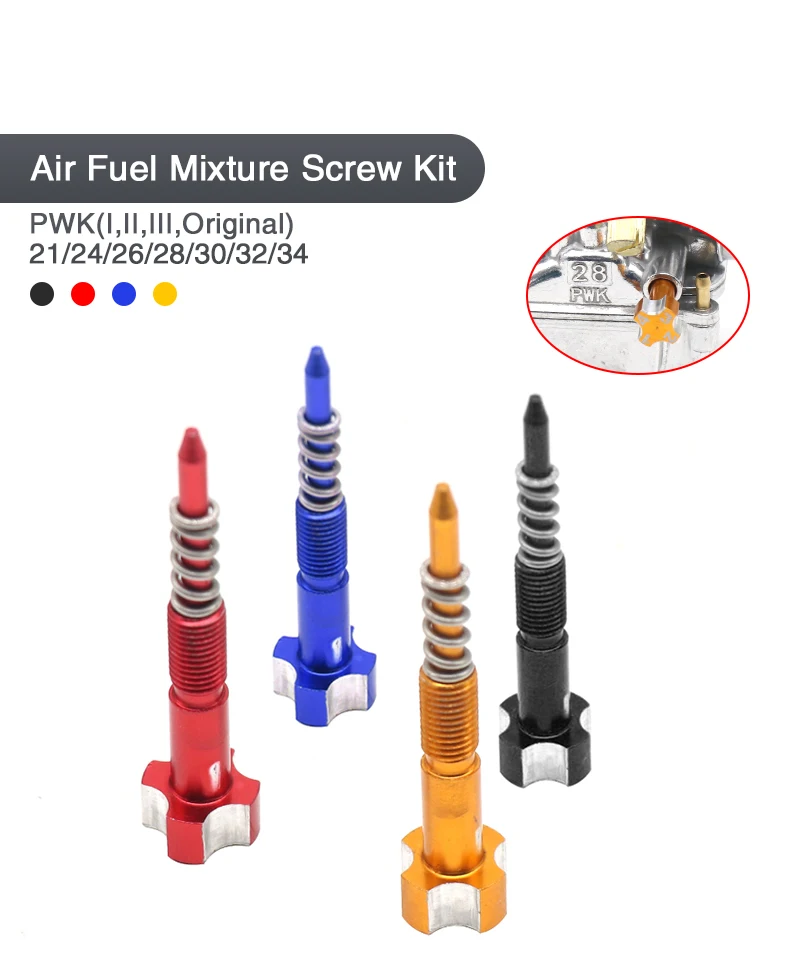Tornillo de mezcla CNC para carburador PWK