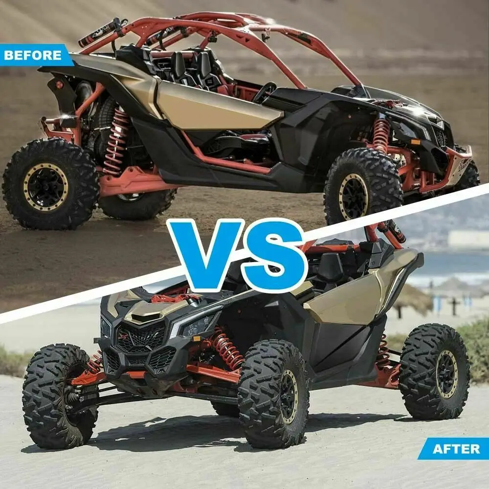 Insertos panel puerta Samger marco metal Can Am Maverick X3 2 puertas - imagen 2