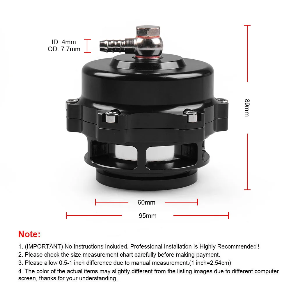 Válvula de soplado BOV Q Typer V Band brida aluminio - imagen 3