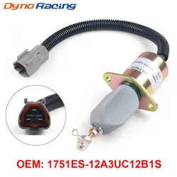 1751ES-12A3UC12B1S Solenoide de paro 12 V para Hyundai R60-5/R210-5