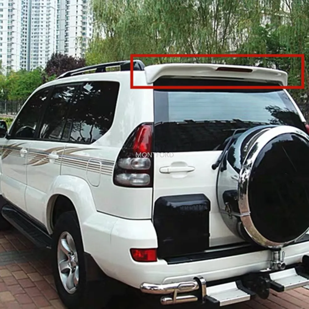 Alerón trasero fabricado en ABS Toyota Prado FJ120 2700 2003-2012 - imagen 2