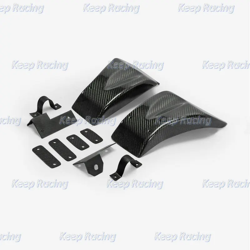 Kit enfriamiento frenos delanteros fibra carbono Nissan R35 GTR 08-11 - imagen 3