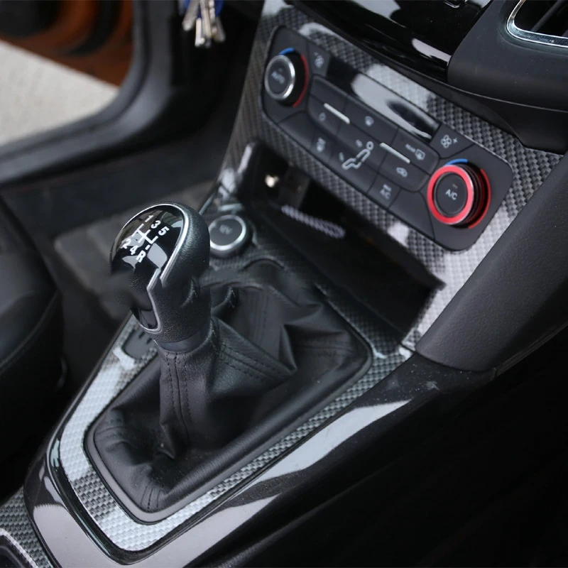 Moldura de cambio efecto carbono para Ford Focus MK3 ST 2015-2017