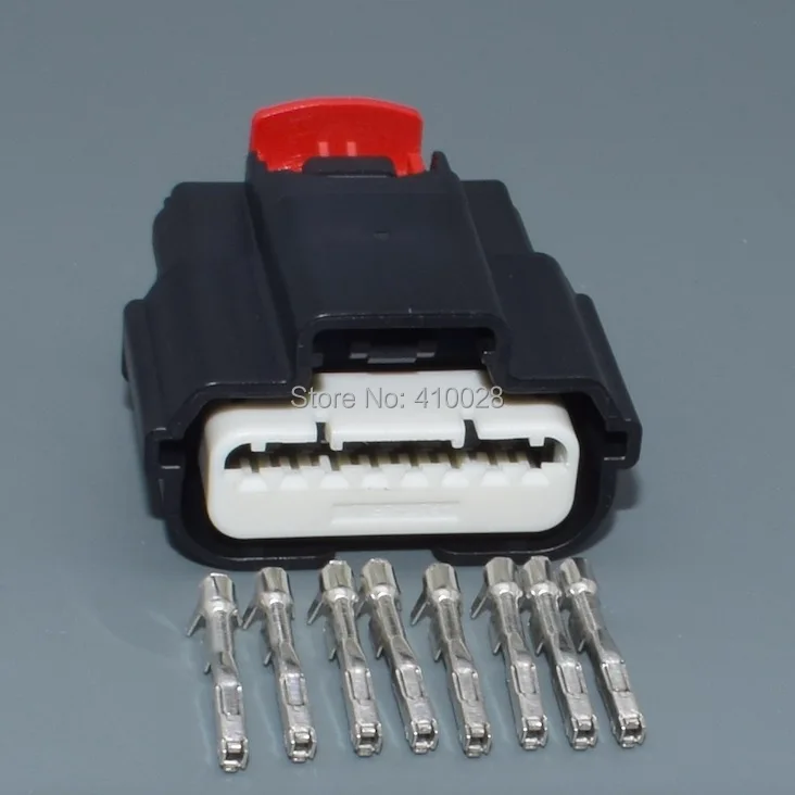 Conector eléctrico automotriz hembra MX64 de 8 pines