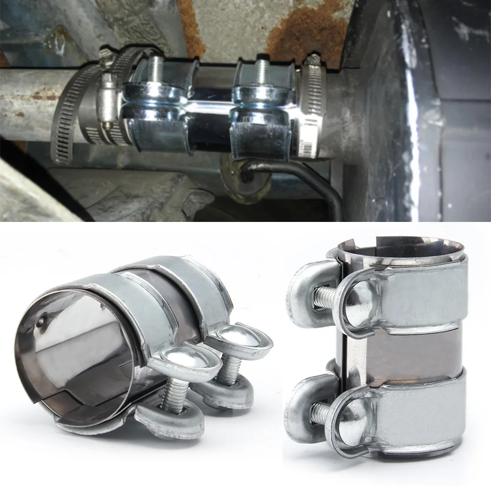 Conector de tubo de escape con abrazadera – 2,0 a 2,5 pulgadas - imagen 3