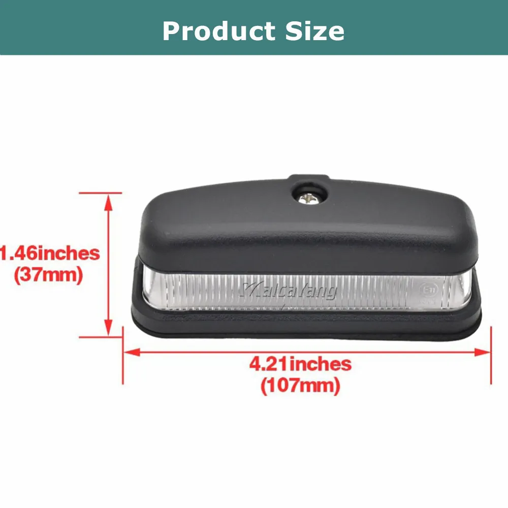 Land Rover Series 2/2A/3 y Defender 90/110/130 Luz de matrícula LED - imagen 4