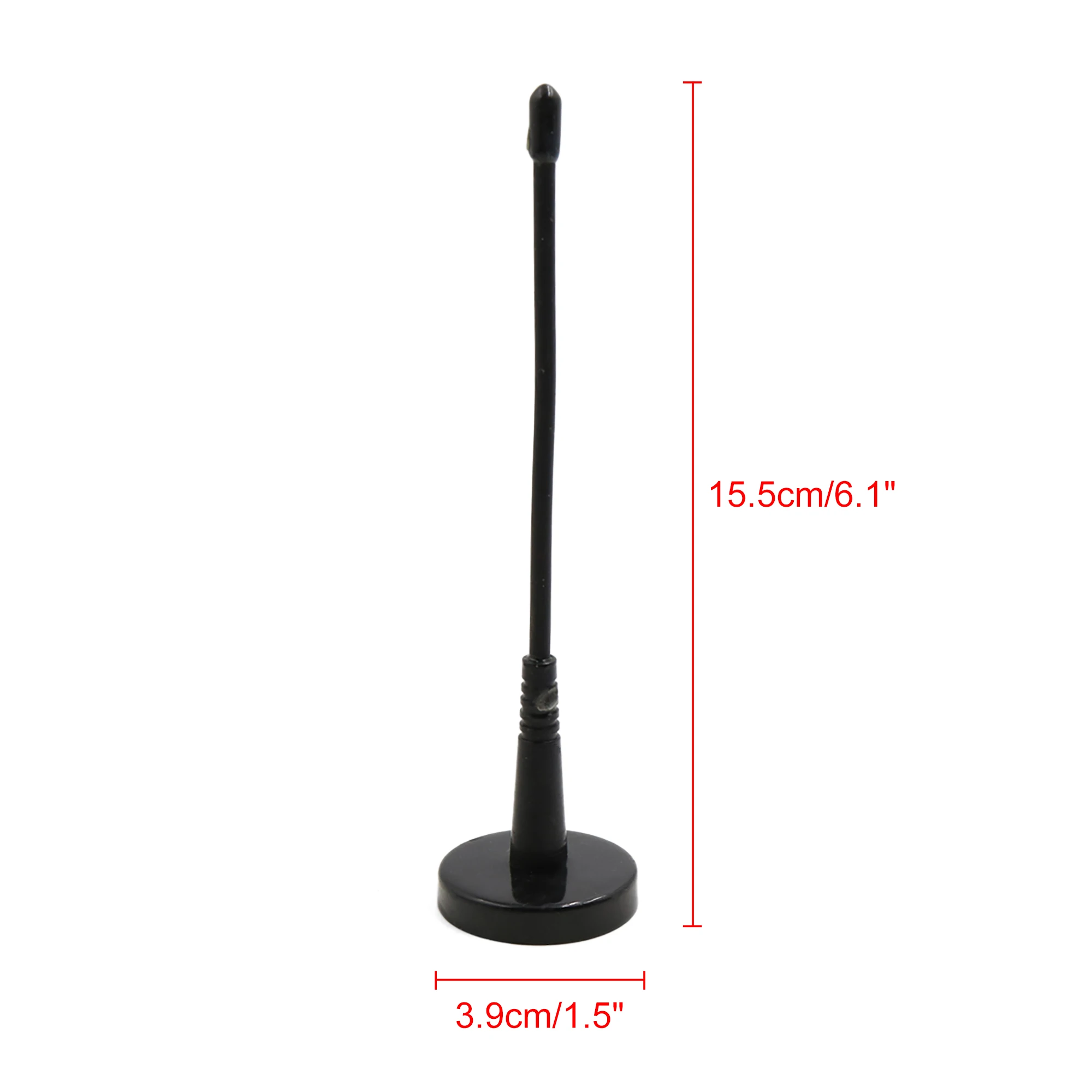 X Autohaux-antena decorativa para techo de coche, Base magnética negra para camión, vehículo, FM/AM - imagen 2