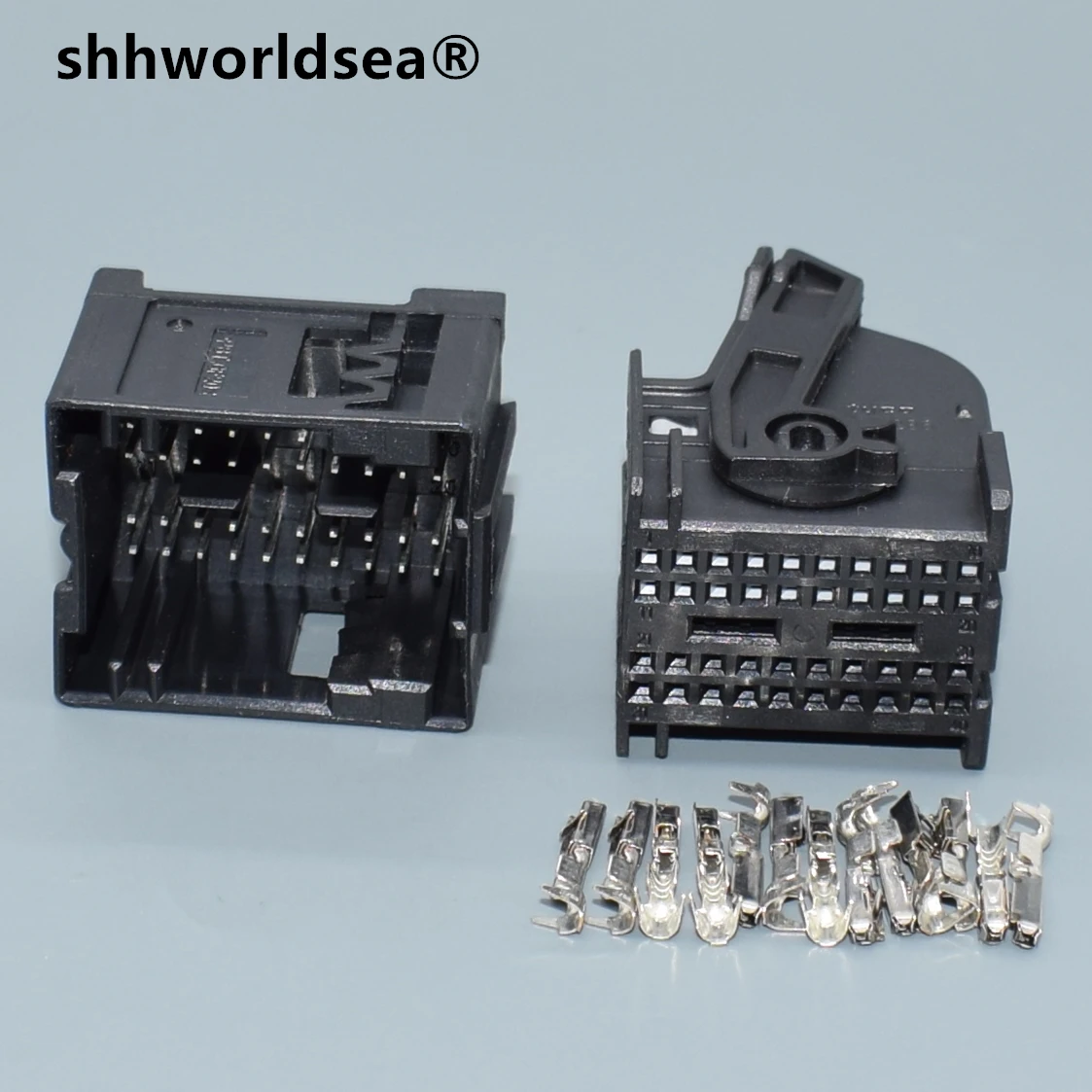 Shhworldsea Conector de arnés cableado coche macho-hembra 967286-1
