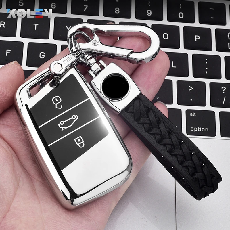 Funda de TPU para llave VW Passat B8, Golf y Skoda Superb A7