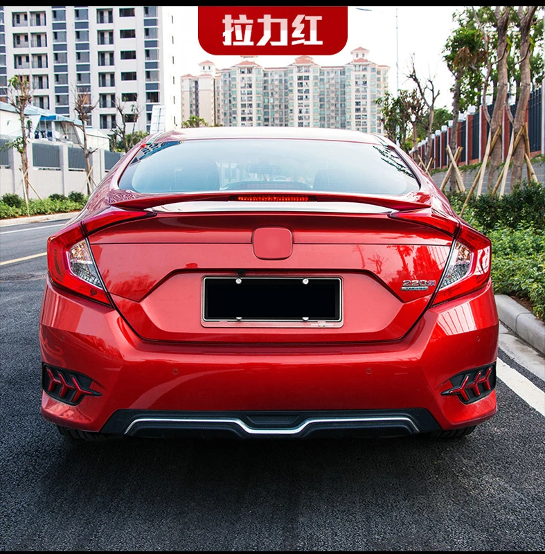 Spoiler trasero para Honda Civic 2016 - alerón sin pintar, original - imagen 2
