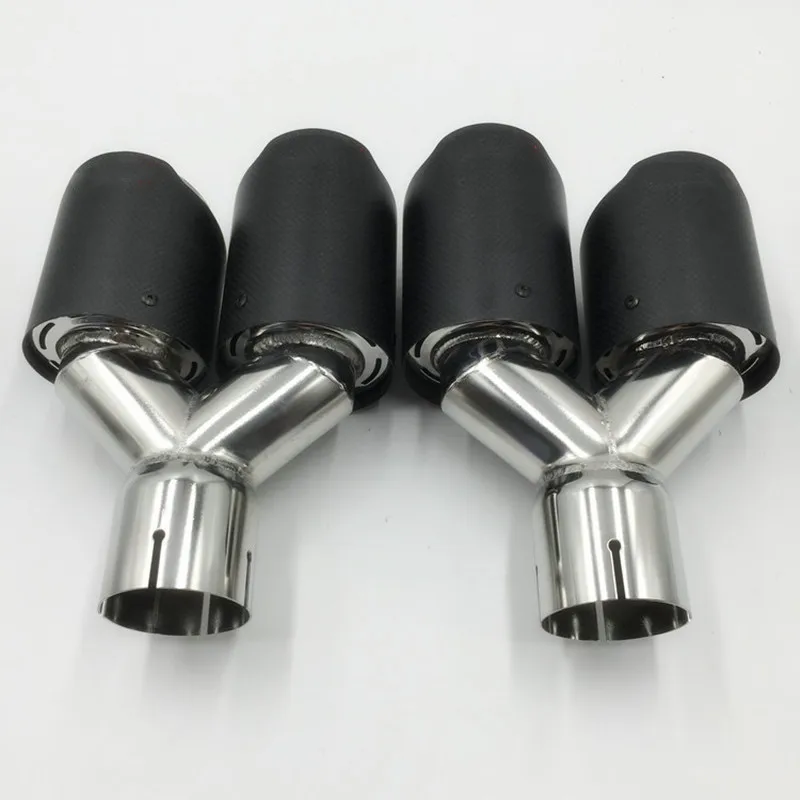 Puntas de escape universales 63/89 mm de carbono para Akrapovic - imagen 5