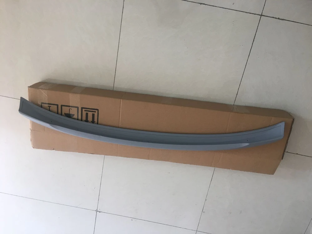 Estilo de coche ABS plástico sin pintar Primer Color techo trasero maletero alerón para Volvo S60 s60l S60L alerón 2012-2017 - imagen 5