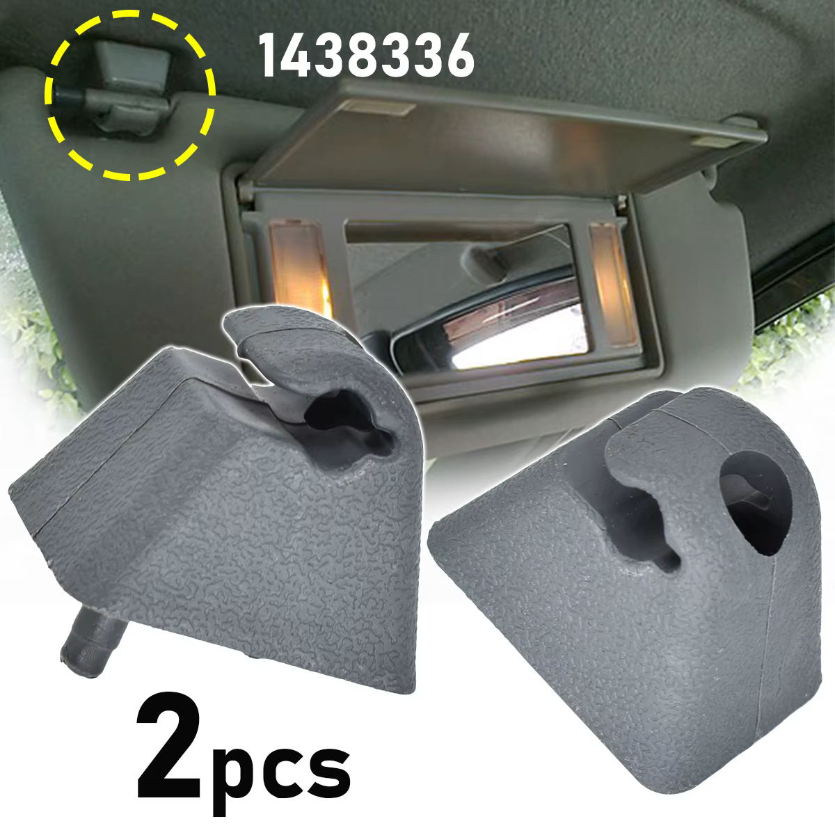 Soportes clips visera montaje – Opel Vectra Astra Corsa