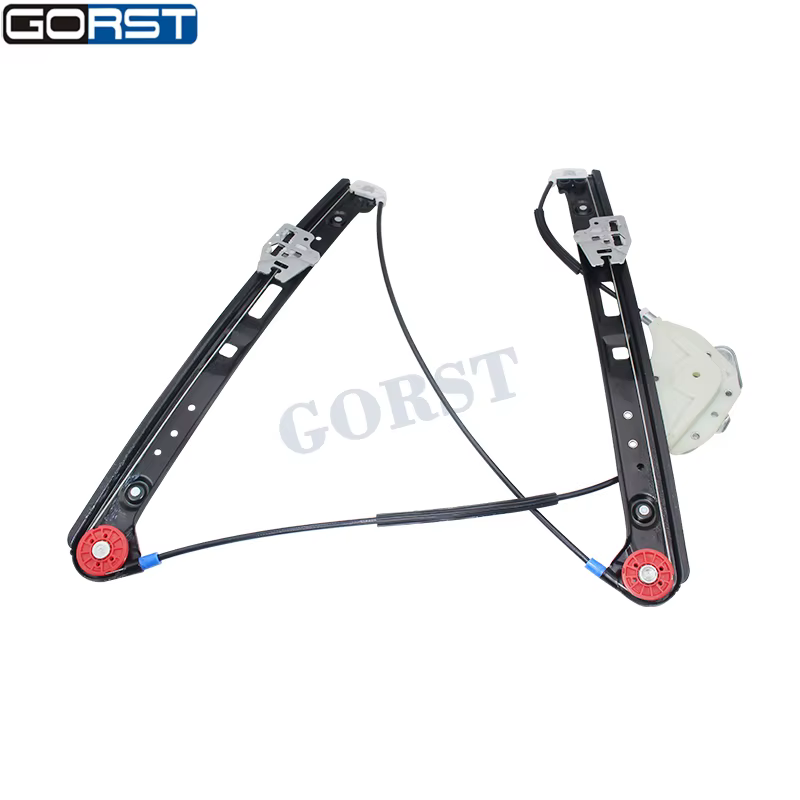 Detalle de engranajes y soporte del elevalunas BMW E46