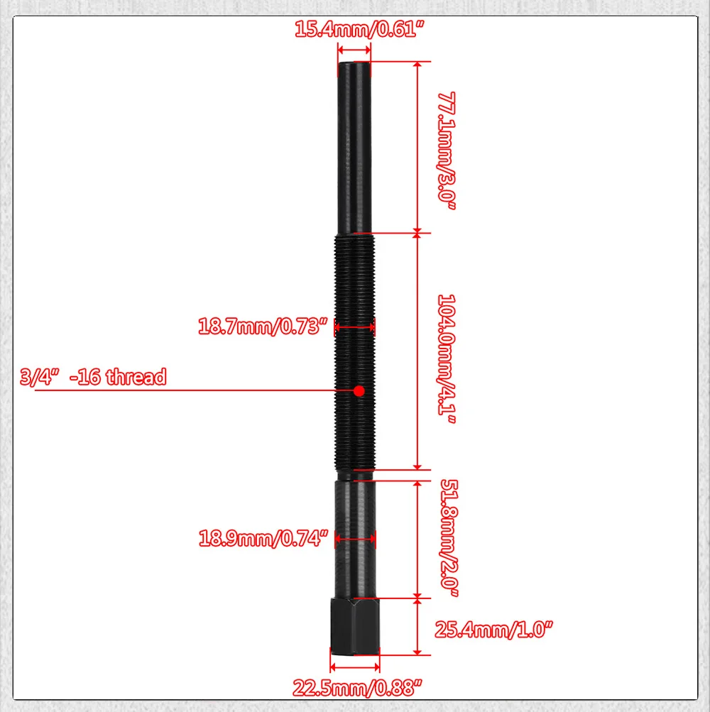 Extractor de embrague primario PQY para Polaris y aplicaciones Comet