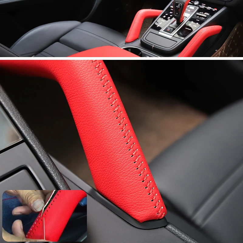Funda de cuero para tirador de puerta Porsche Cayenne 2011-2016 - imagen 3