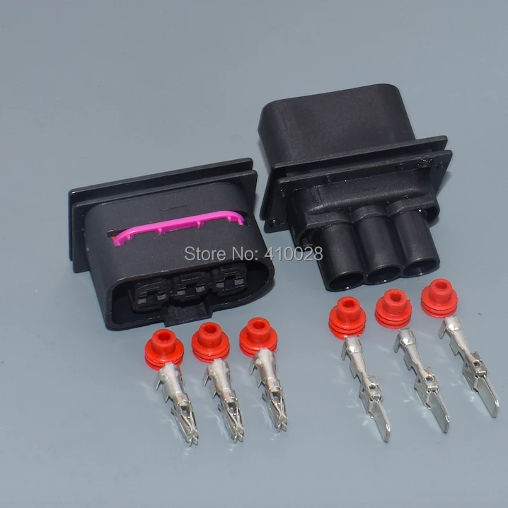 1J0 906 443 Conector de ventilador 3 pines 6,3 mm - VW Jetta - imagen 4