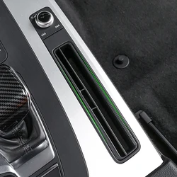 Organizador de consola central Audi Q5 2019 con ranura para tarjetas