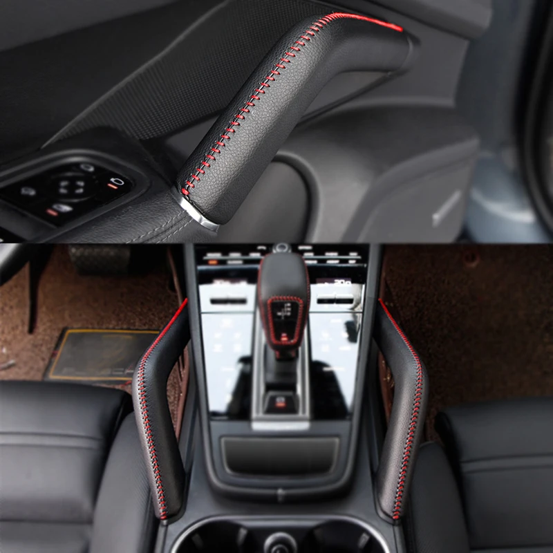Funda de cuero para tirador de puerta Porsche Cayenne 2011-2016 - imagen 2