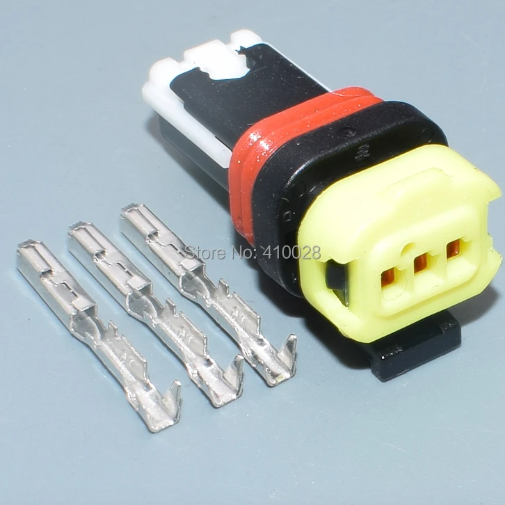Conector hembra SHHWorldSea 3 pines con terminales 1-936527-2 - imagen 4