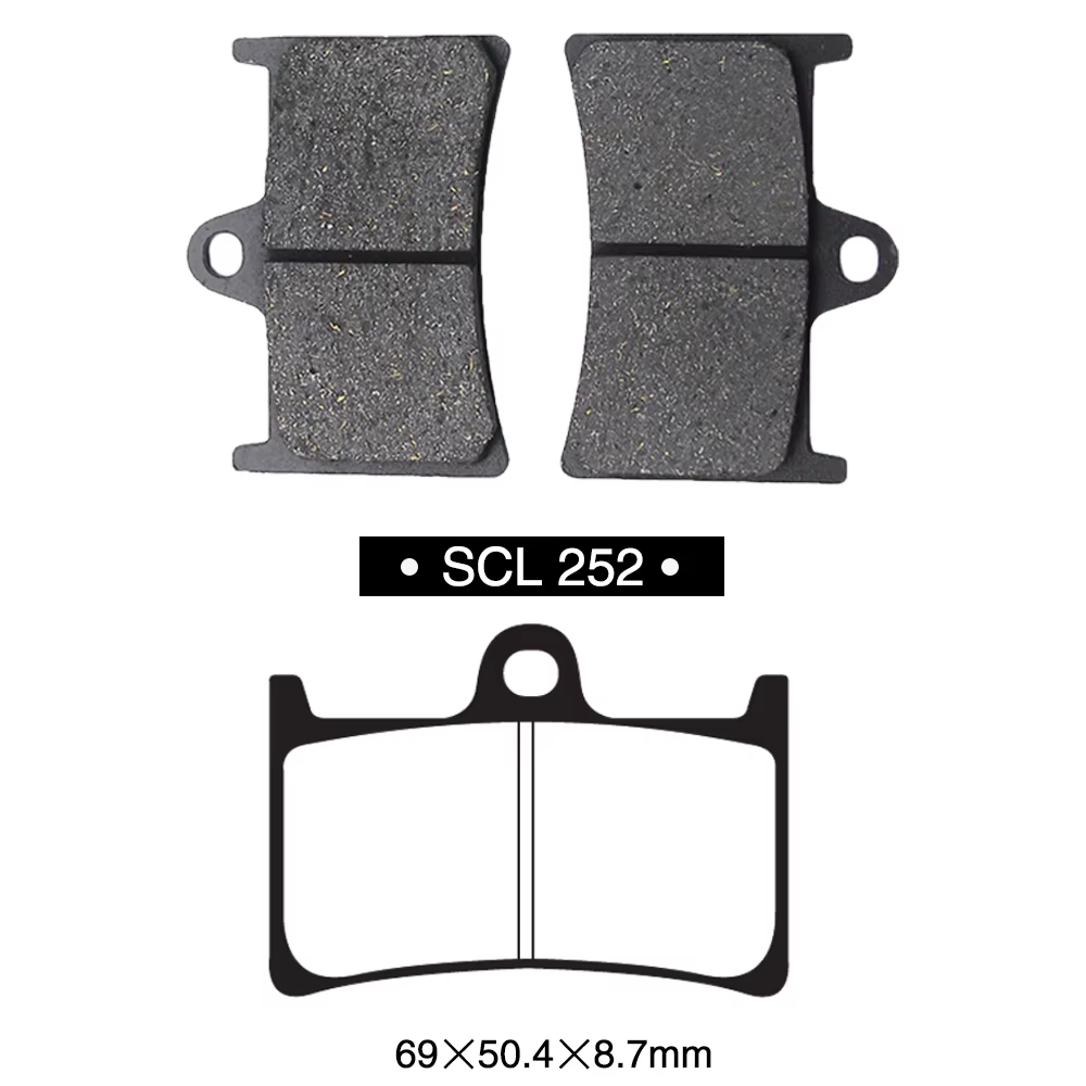Pastillas freno ZS Racing semimetálicas – Yamaha FZ1 2006-2015 - imagen 2