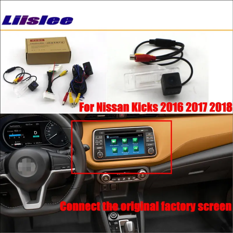 Adaptador cámara trasera OEM para Nissan Kicks P15/D15 2018-2023