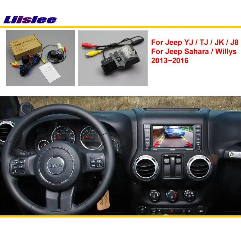 Adaptador cámara trasera RCA Jeep Wrangler pantalla – imagen inversa