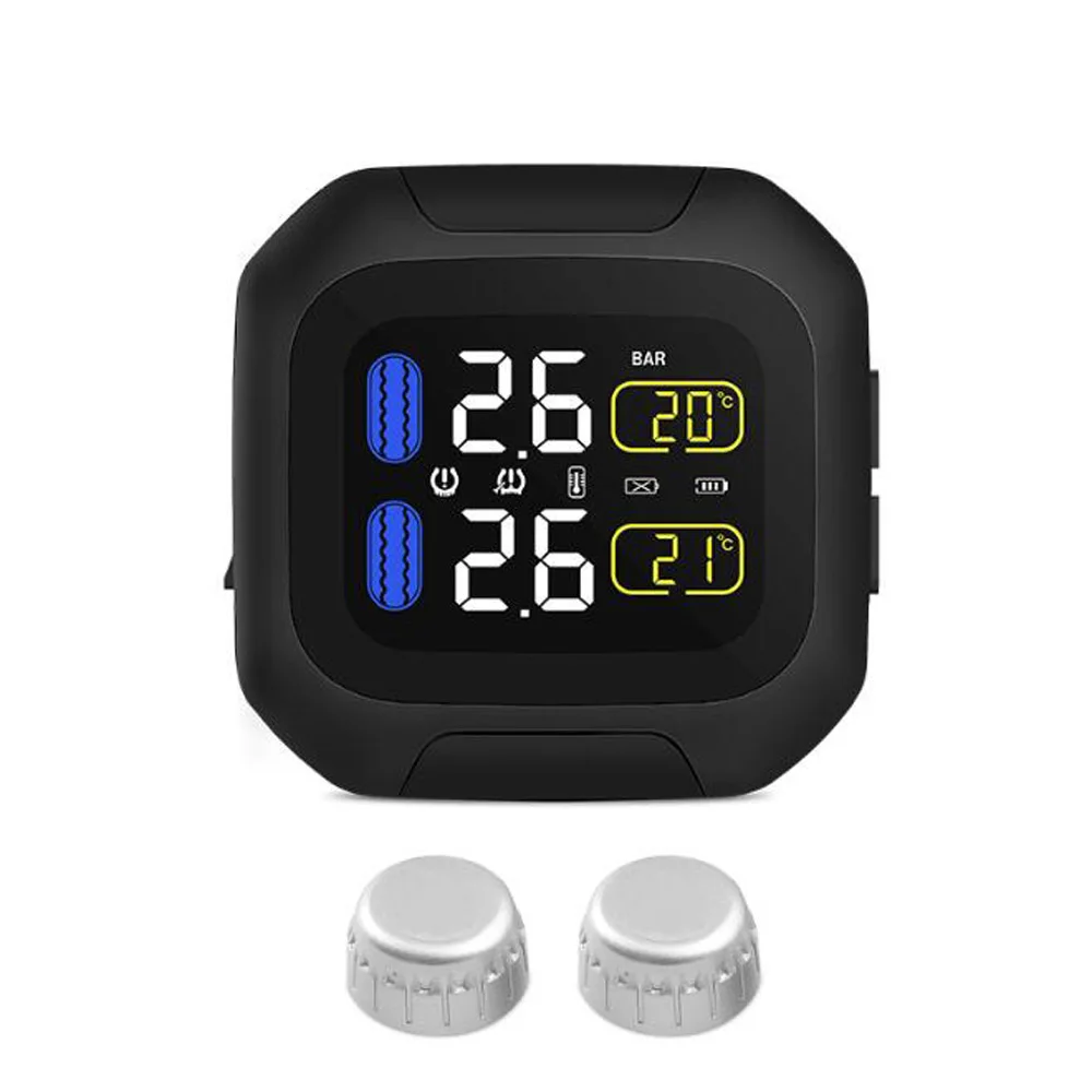 Sensor TPMS M3 inalámbrico control presión neumáticos moto universal - imagen 3