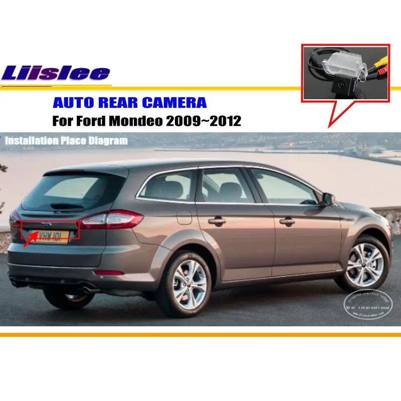 Cámara de visión trasera CCD HD para Ford Mondeo 2009-2012