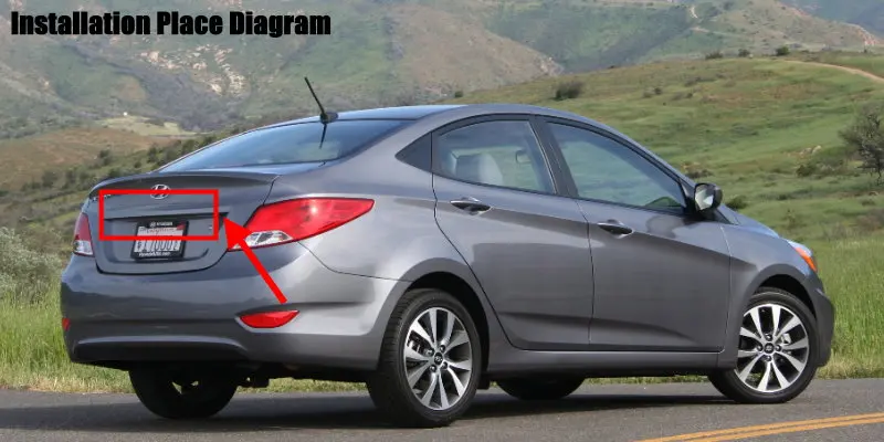 Cámara trasera Hyundai Accent HC 2017 2018