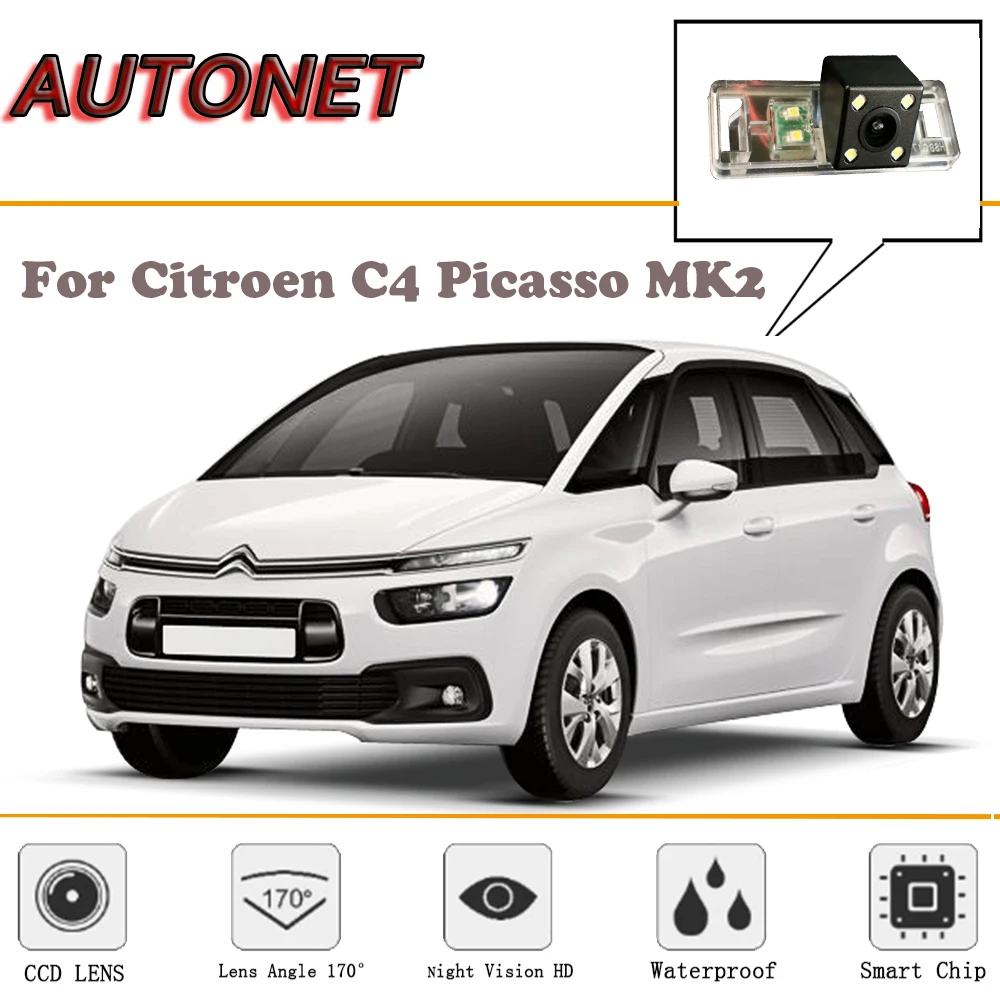 Cámara de marcha atrás AUTONET para Citroën C4 Picasso MK2 2013-2018