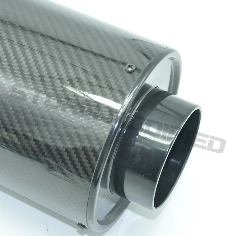 Kit admisión aire frío carbono SuTong universal: filtro racing - imagen 2