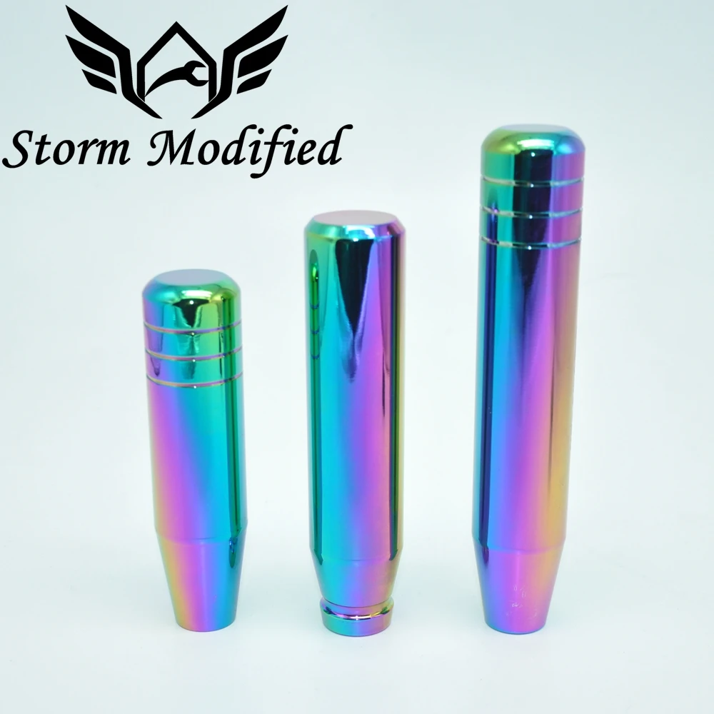 Pomo de cambio aluminio Neo Chrome universal para coche de carreras
