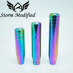 Pomo de cambio aluminio Neo Chrome universal para coche de carreras
