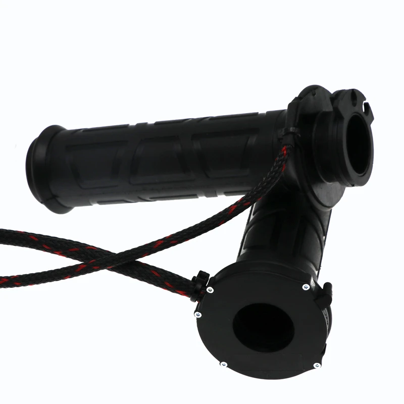 MoFlyeer-empuñaduras calefactadas eléctricas universales para motocicleta, barra de ciclomotor, calentador de manos ajustable, agarre caliente, 12V, 22mm, par - imagen 5