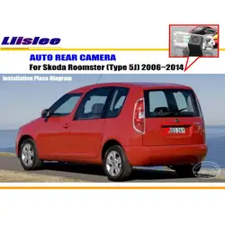 Cámara visión trasera HD CCD para Skoda Roomster 5J 2006-2014