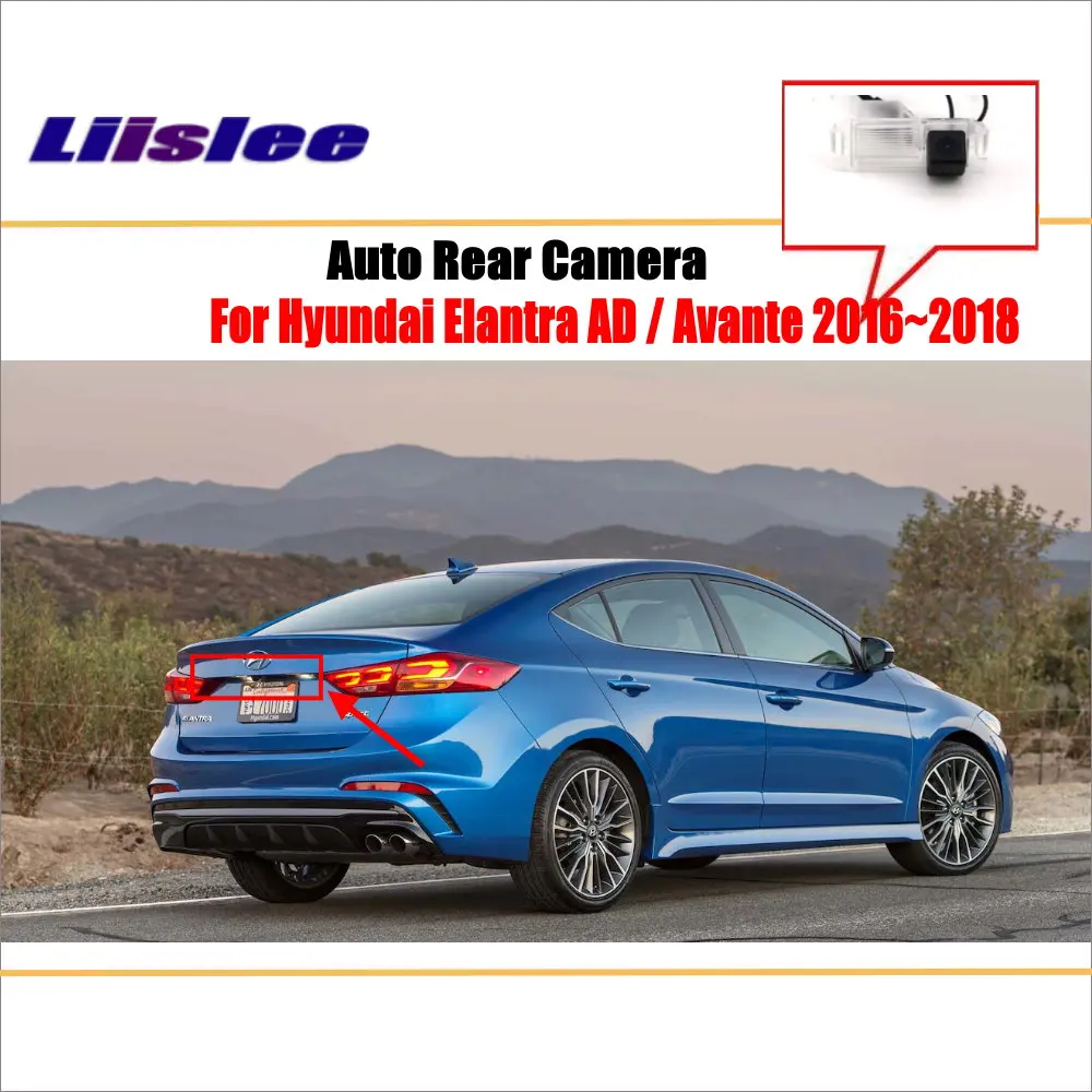 Cámara visión trasera CCD HD para Hyundai Elantra AD 2016-2018 - imagen 2