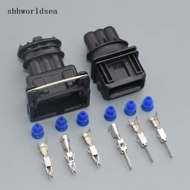 Conector inyector EV1 3 pines Shhworldsea 282191-1 - imagen 2
