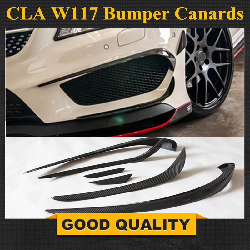 Set 6 Canards Fibra de Carbono Mercedes CLA W117 2013-2016