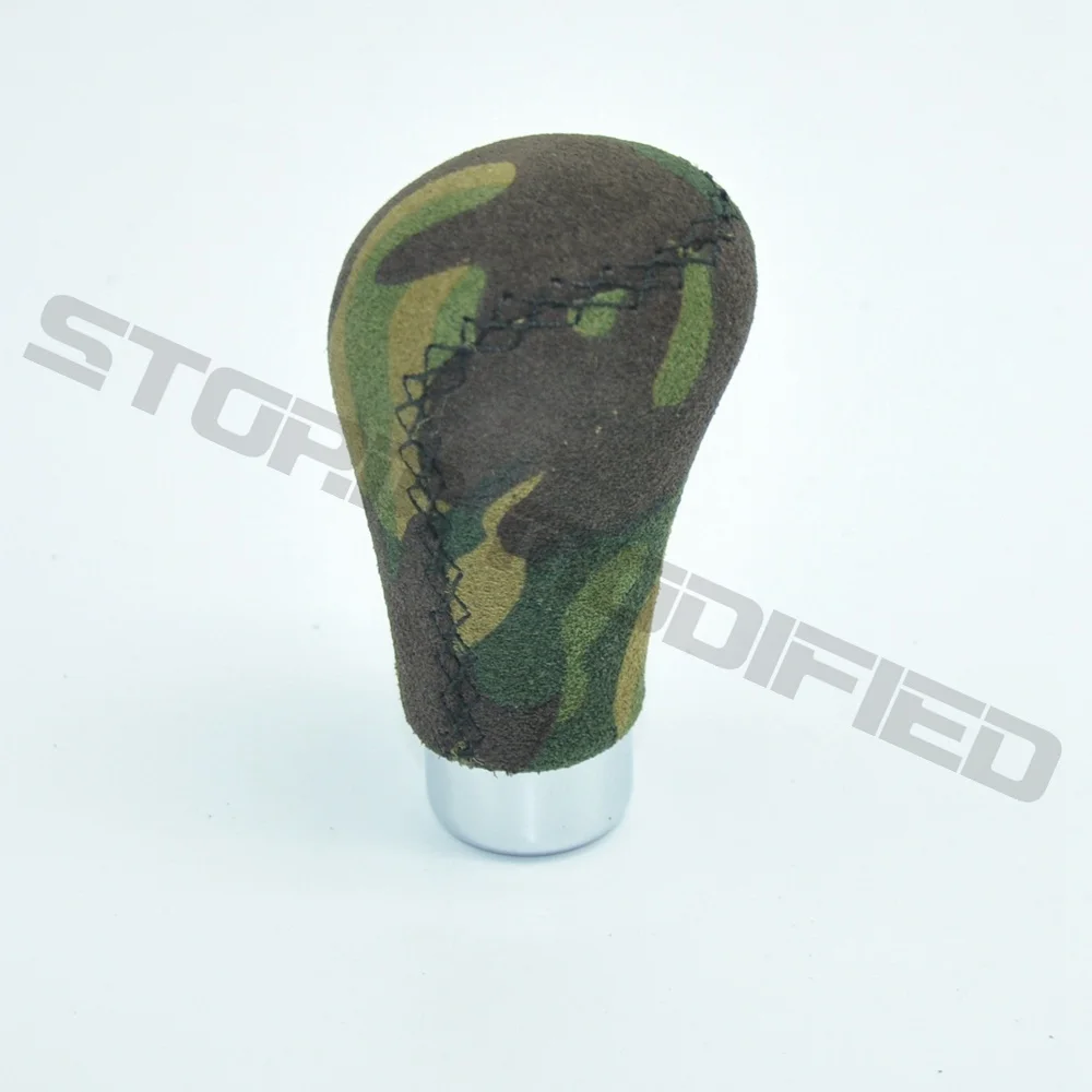 Volante racing piel gamuzada camuflaje con costuras reforzadas - imagen 4
