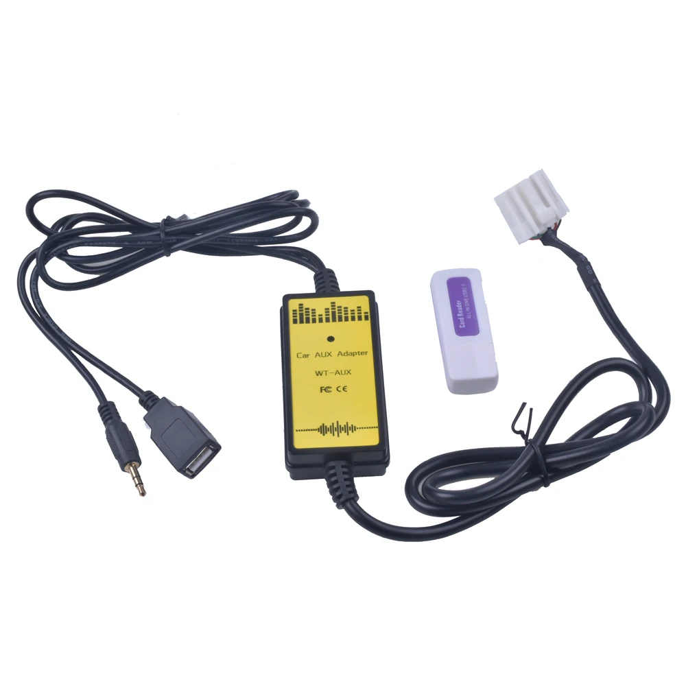 Adaptador Audio USB Mazda 3 6 Miata RX-8 CX-7 MP3 SD AUX Entrada