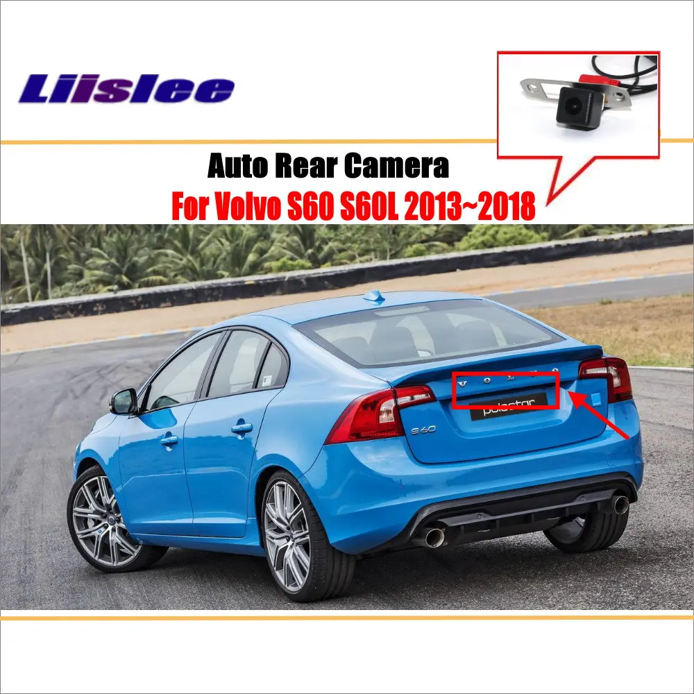 Cámara de visión trasera HD CCD para Volvo S60/S60L 2013-2018