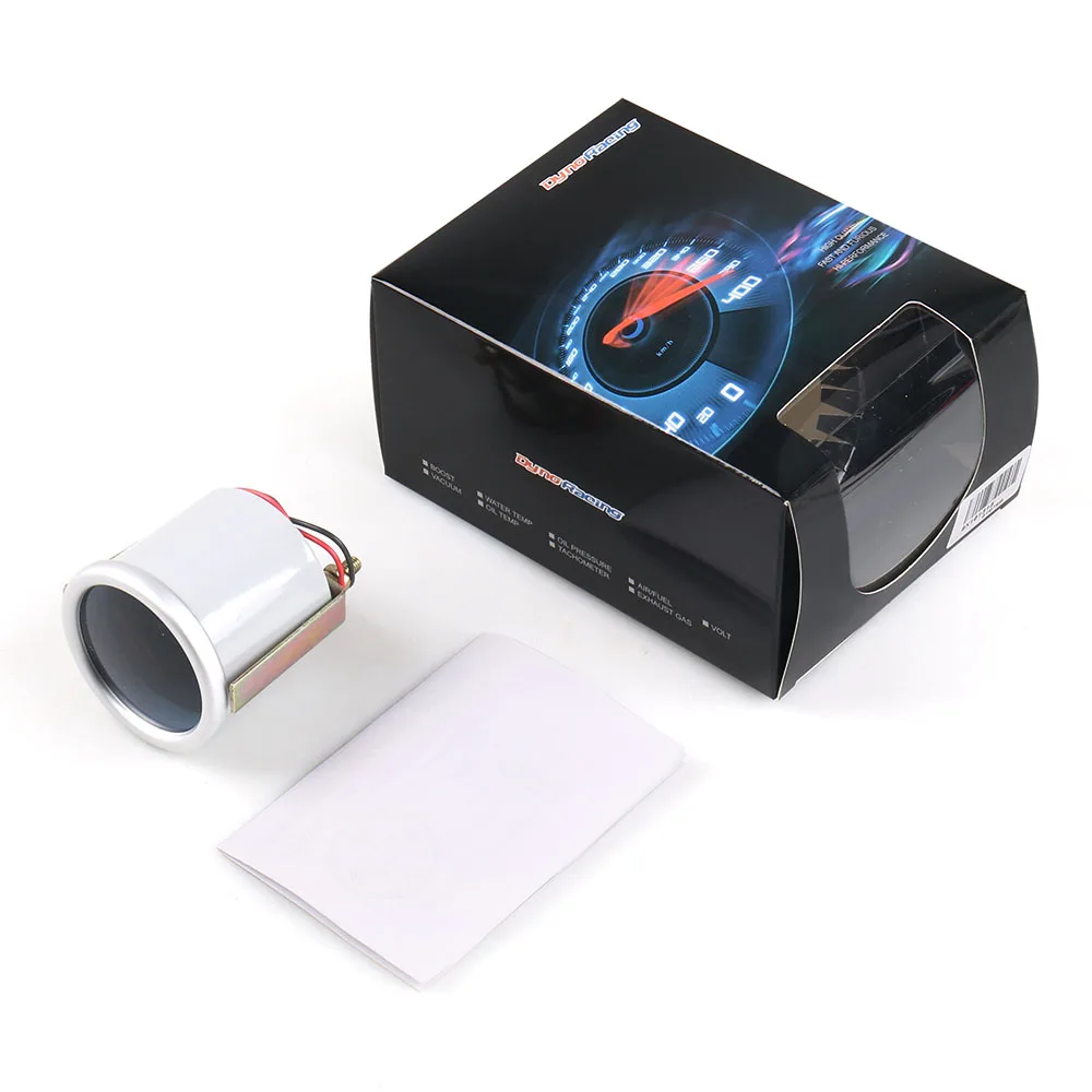 Dynoracing voltímetro universal 52 mm LED blanco 8-16 V - imagen 3