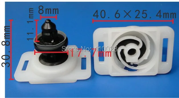 shhworldsea Clip de retención de parabrisas para Ford W713590S300
