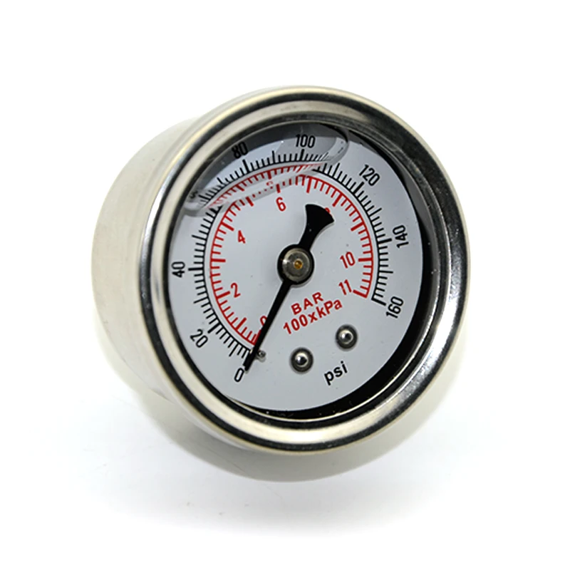 Manómetro presión aceite y combustible 0-160 PSI Universal líquido 1/8 NPT - imagen 3