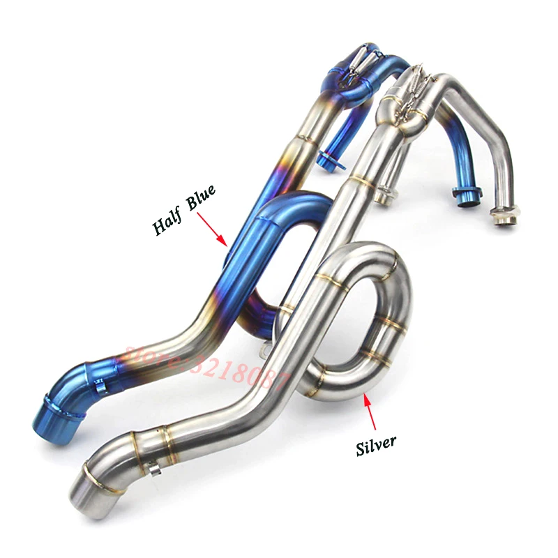 Escape sin cordones Yamaha YZF-R3 / YZF-R25 – Tubo enlace medio 51mm